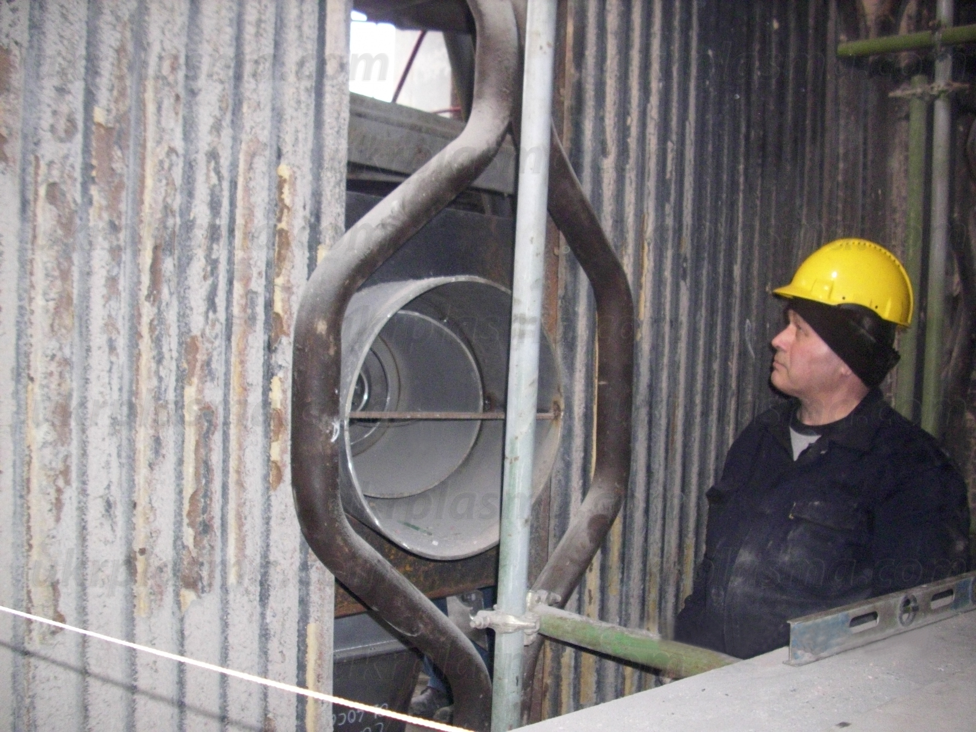 Boilers equipped with plasma burners