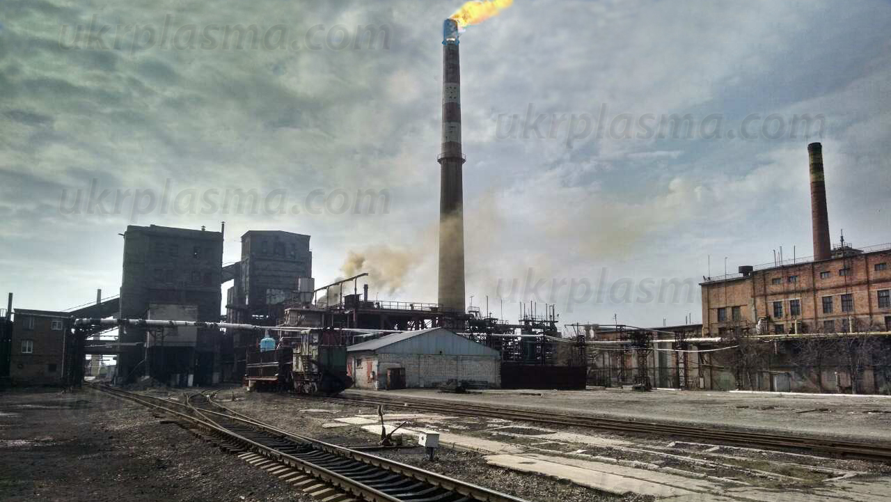 coke plant Plasma is used as a to purify gas by cracking, resulting in a clean gas suitable for fuel